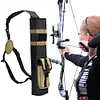 Archery Quiver Dual Use Back Arrow Quiver Multi-Function Hip Arrows Bag for Hunt