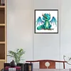 >SALE<5D DIY Full Round Drill Diamond Painting Young Dragon Kit Home Decor 30x30cm