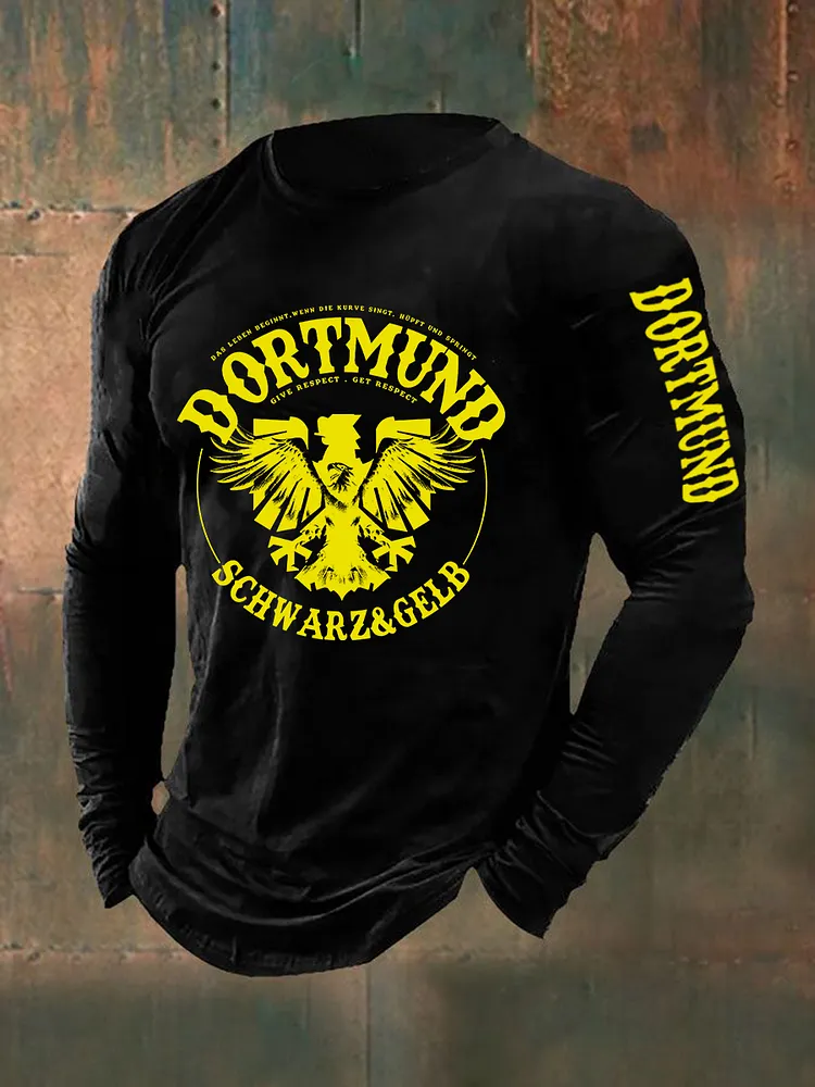 M&auml;nner Dortmund Langarm T-Shirt