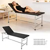 [US Local Warehouse] Medical Exam Table Adjustable Backrest Massage Table with Paper Roll Dispenser Hospital Bed for Home Use Clinic Hospital Tattoo Spa