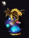 1/6 Scale Super Shenron ポルンガ with LED - Dragon Ball Resin Statue - YaYa Studios