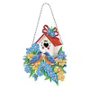 Double-sided Drills DIY Diamond Painting Hanging Flower Wreath Kits