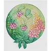 Round Flower-Lupine-14CT Stamped Cross Stitch Egyptian Cotton 30*35cm/11.81*13.78in