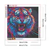 Diamond Painting -DIY Round Drill Colorful Tiger(40*40CM)