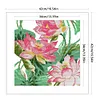 Lotus-14CT Stamped Cross Stitch 42*42cm/16.54*16.54in