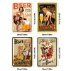 4PCS Beer - Vintage Metal Signs Set - 20*30cm/30*40cm