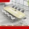 Office meeting table and chair combination simple modern large long training negotiation  small meeting room table