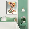 【Limited Stock Sale】Cute Girl-Paint By Numbers Acrylic Painting 40*50CM