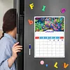 (US Local)DIY Diamond Painting Magnetic Dry Erase Calendar for Fridge Planning Board Weekly Monthly Planner Memo Board Kits