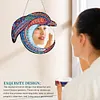 (US Local)Special Shaped Diamond Painting Makeup Mirror Kit Dolphin Crystal Diamond Mirror