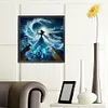 Fille Avec Des Vagues-Perceuse Ronde Peinture Diamant-40*40CM