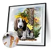 Cute Dog-Paint by Numbers Acrylic Painting 20*20cm