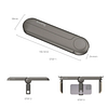 SmallRig Fold P20 Folding Mobile Phone Expansion Frame Vlog Shooting Mirror Bracket Stable Handheld Mobile Phone Bracket 4047