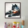 (Stamped/Counted) Cat Scenery-11CT Cross Stitch 40*40cm