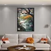 Late Autumn In Jiangnan-11CT Stamped Cross Stitch 50*70cm/19.69*27.56in(Big Size)