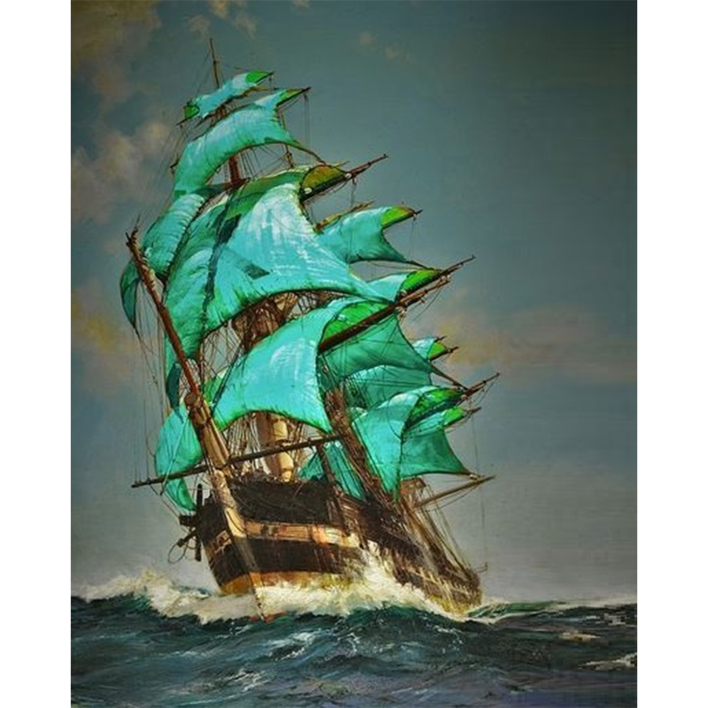 Ship At Sea-Paint by Numbers-30*40cm/40*50cm
