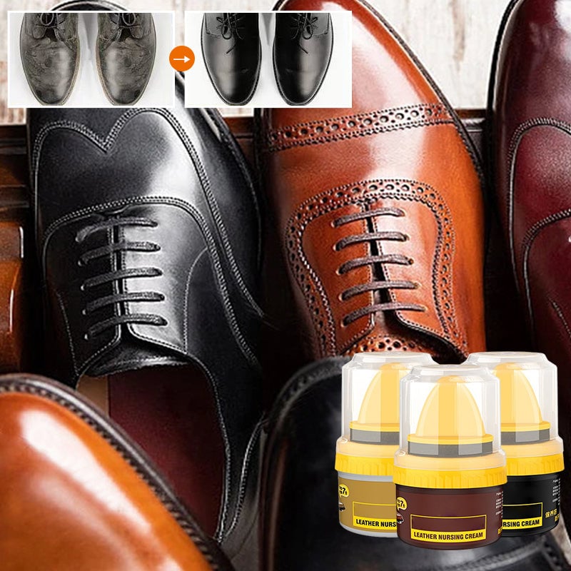 (🔥HOT SALE NOW 49% OFF) - Leather Repair Cream Liquid Shoe Polish