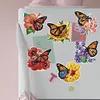 (US Local)6pcs Flower Butterfly DIY Diamond Painting Fridge Magnets Craft Kit