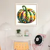Watercolor Pumpkin-11CT Stamped Cross Stitch 45*45cm/17.72*17.72in