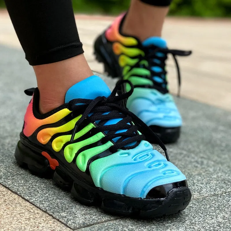 2021 Shoes for Women Sneakers Summer Outdoor Sports Flat Shoes Multicolor Leisure Comfortable Lace Up Plus Size Zapatos De Mujer