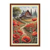 (US Local)Poppy-11CT Stamped Cross Stitch Kit(40x60cm)