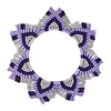 Boho DIY Suncatcher Macrame Kit Decorative Handmade Mandala Ring Thread Kit Party Supplies for Holiday Wall Art Crafts Decor
