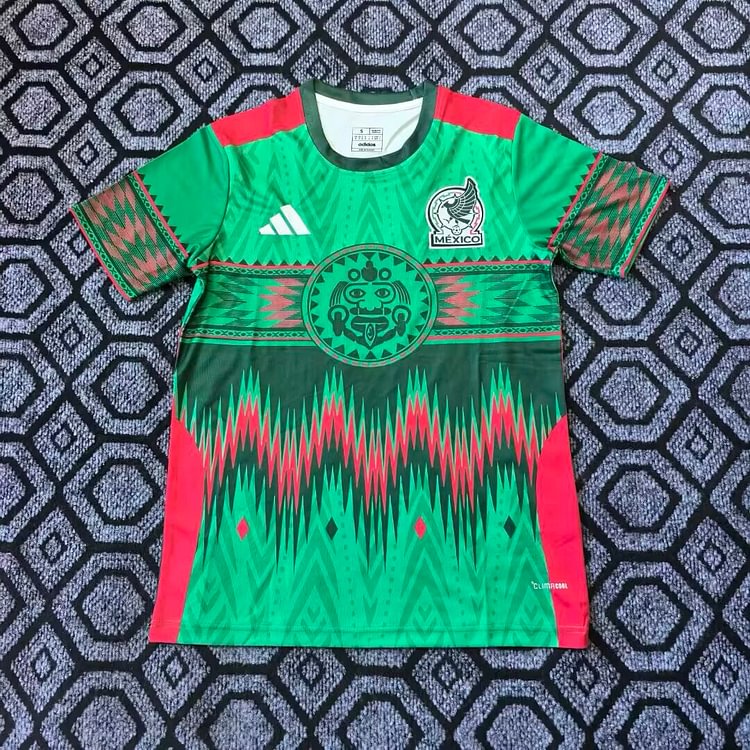 2025-26 Mexico Special Edition Green Jersey with Head - Fan Version
