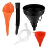 Engine Oil Filling Funnel Set with Filter Oil Petrol Diesel Gasoline Fuel Funnel