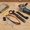 Angle Grinder Belt Sander Adapter Attachment for Polishing Angle Grinder To Belt Sander Converter for Model 100 115 125 Angle Grinder
