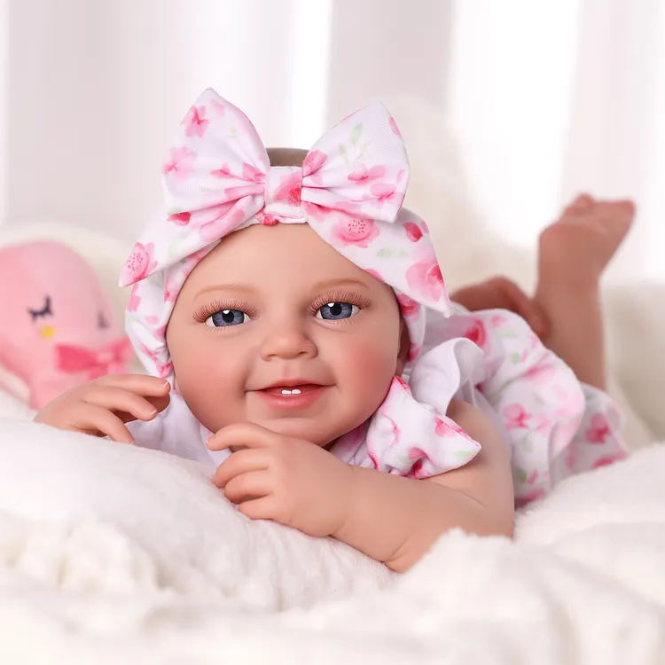 Babeside Smiling Reborn Baby Leen 20'' Little Infant Girl Love Around Mom&lsquo;s Side