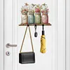 Acrylic Vase Bouquet Diamond Art Hanging Hooks A Row of 3 Hooks DIY Crafts Decor Kit
