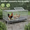 [US Local Warehouse] 2 Pack Shade Sail Poles 10FT Outdoor Sun Shade Poles 2.99in Diameter Heavy Duty Metal Post for Deck Patio Outside Backyard