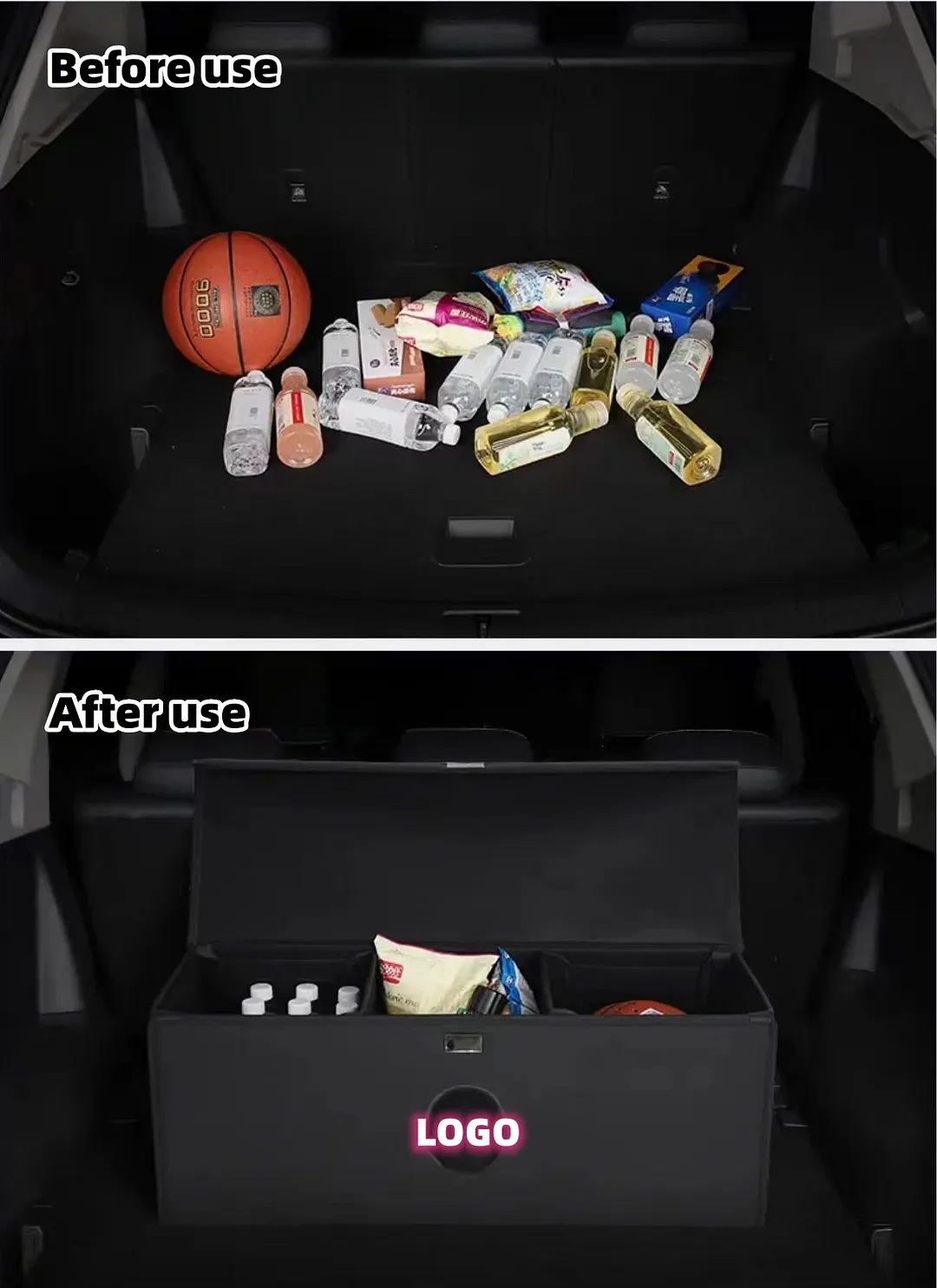 car trunk storage box