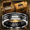 Memorial Ring 😍 Includes Matching Engraved Wood Box + Bonus Bracelet 🎁