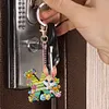 (US Local)PET Double Sided Special Shaped Easter Alphabet DIY Diamond Painting Keychain