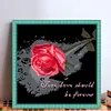 Flower - 9CT Full Beaded Cross Stitch Kit(35x35cm)
