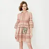 ONLY Brand 2018 NEW cotton sweet sexy backless hollow out crochet agaric lace female dresses |118107667