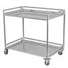 [US Local Warehouse] Heavy Duty Rolling Utility Cart with Wheels Handle 660lbs Capacity Rolling Cart