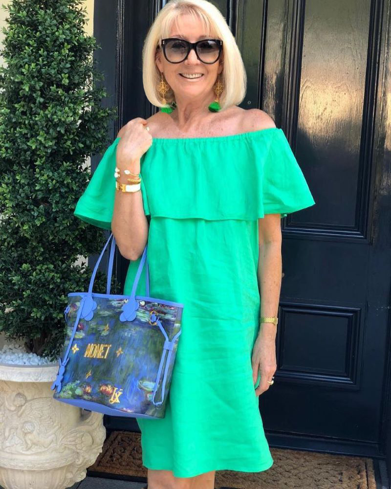 Off-Shoulder Collar Elegant Tunic Dress