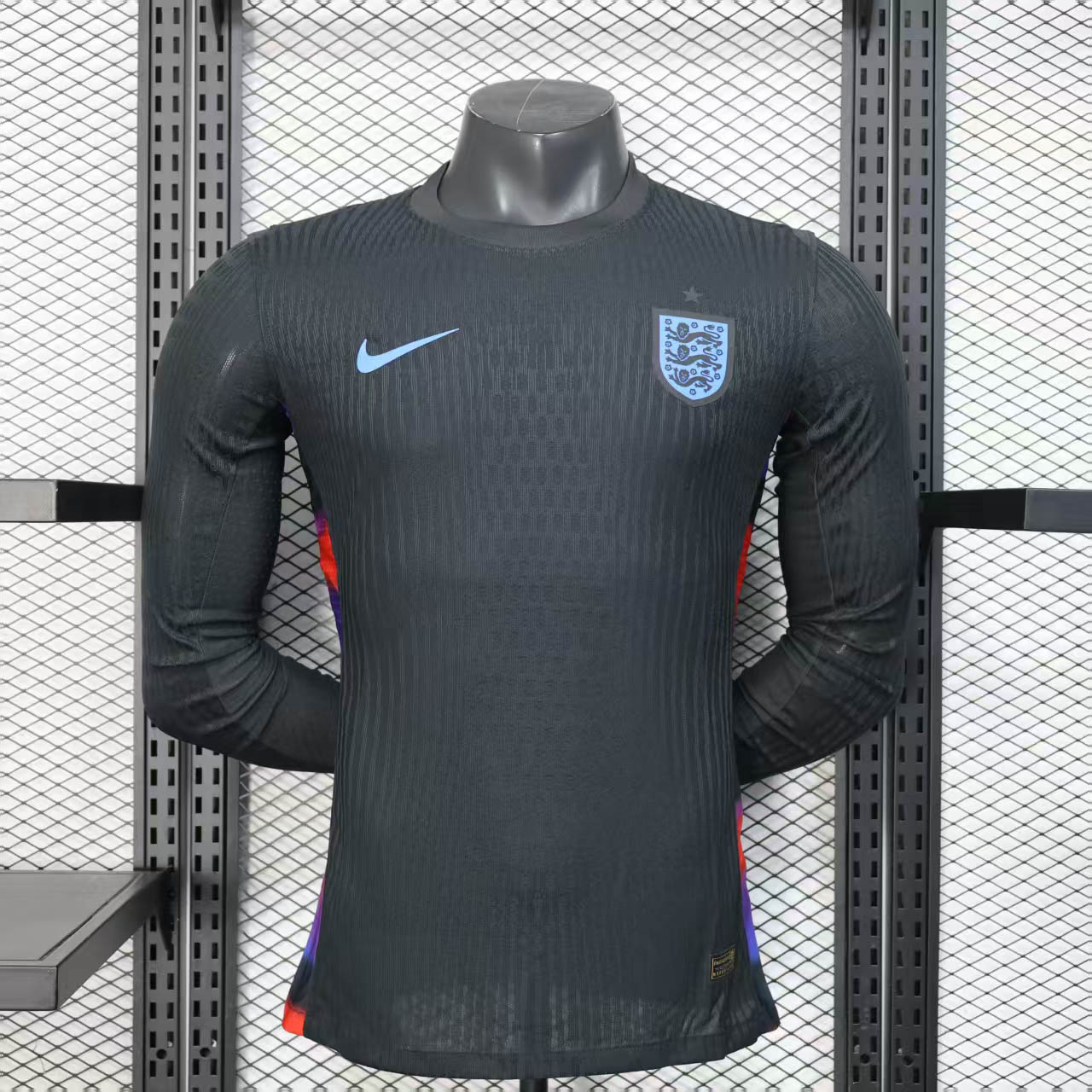 2025-2026 Long Sleeve Player Version England Away Football Shirt 1:1 Thai Quality Maxi Kit