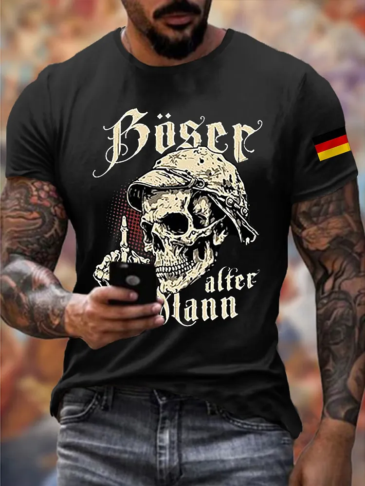 Men's B&ouml;ser Alter Mann Print T-shirt