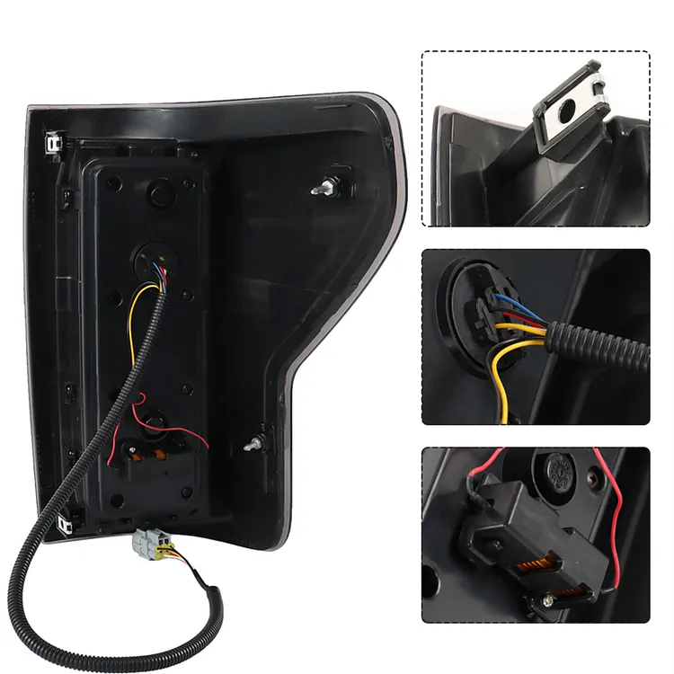 SEBLAFF 1 Pair Rear Tail Lights Left and Right Side Replacement for 2007-2013 Tundra Brake Lamp Taillights LH&RH