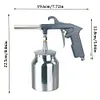 750ml Pneumatic Handheld Sandblaster 1/4inch Air Sand Blaster for Removing Rust