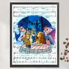 (Big Size) Lady And The Tramp Sheet Music - 11CT Stamped Cross Stitch 50*65cm/19.69*25.59in
