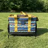 Foldable Cooler Stand Portable Storage Bin Ice Bucket Holder Trash Bag Bracket