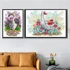 【Limited Stock Sale】(2pcs) Gooses-14CT Stamped Cross Stitch 30*21cm(Bundle Sale)