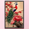 Peacock - 9CT Full Beaded Cross Stitch Kit(40x74cm)