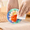 [Upgrade]4Pcs Acrylic Special Shape Lotus DIY Waterproof Diamond Painting Coaster