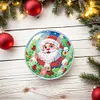 [Upgrade]6pcs Set Xmas Theme DIY Diamond Painting Coasters Kit with Holder for Craft Gift