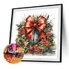 Diamond Painting-DIY Full Round Drill Christmas Wreath(40*40 CM)